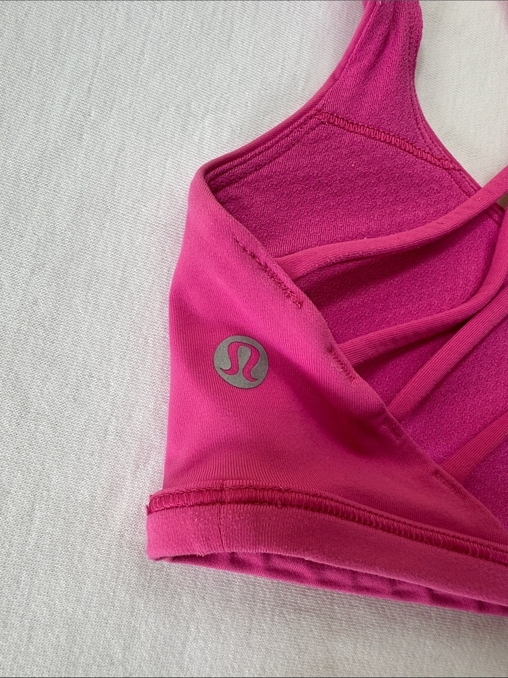 lululemon athletica Strappy Back Sports Bra - hot pink - Picture 3 of 4
